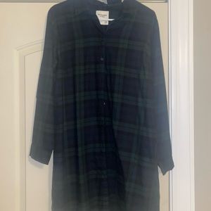 abercrombie flannel dress